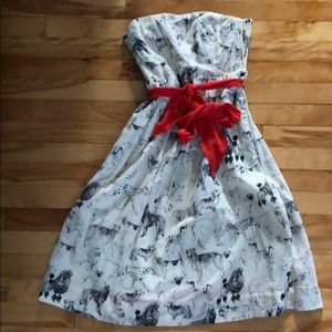 Strapless, casual dress